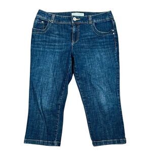 Chico’s Platinum Denim Ultimate Fit Cropped Jeans 1.5 Medium 10